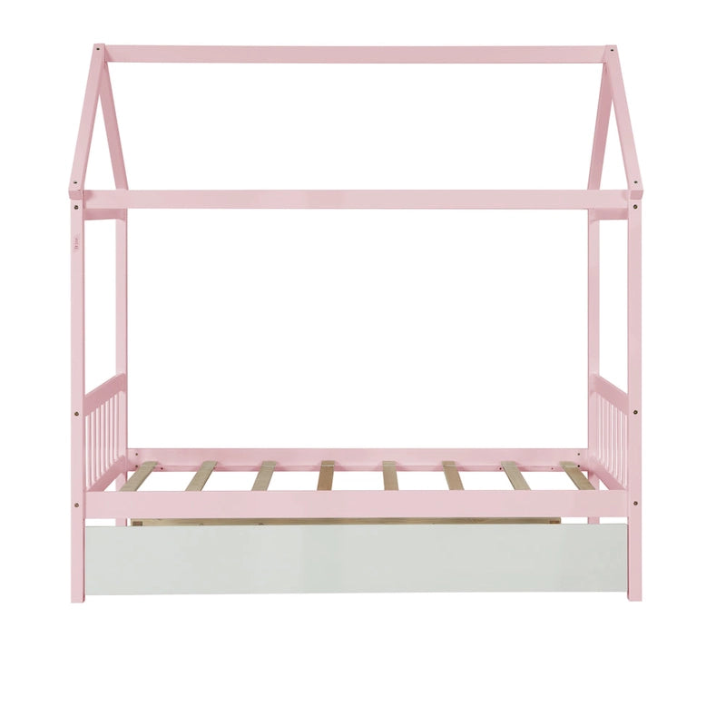 Cama Twin Pine House con nido funcional para invitados